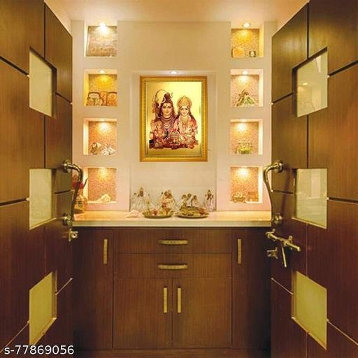 Handicraft God Shankar Family Photo for Puja